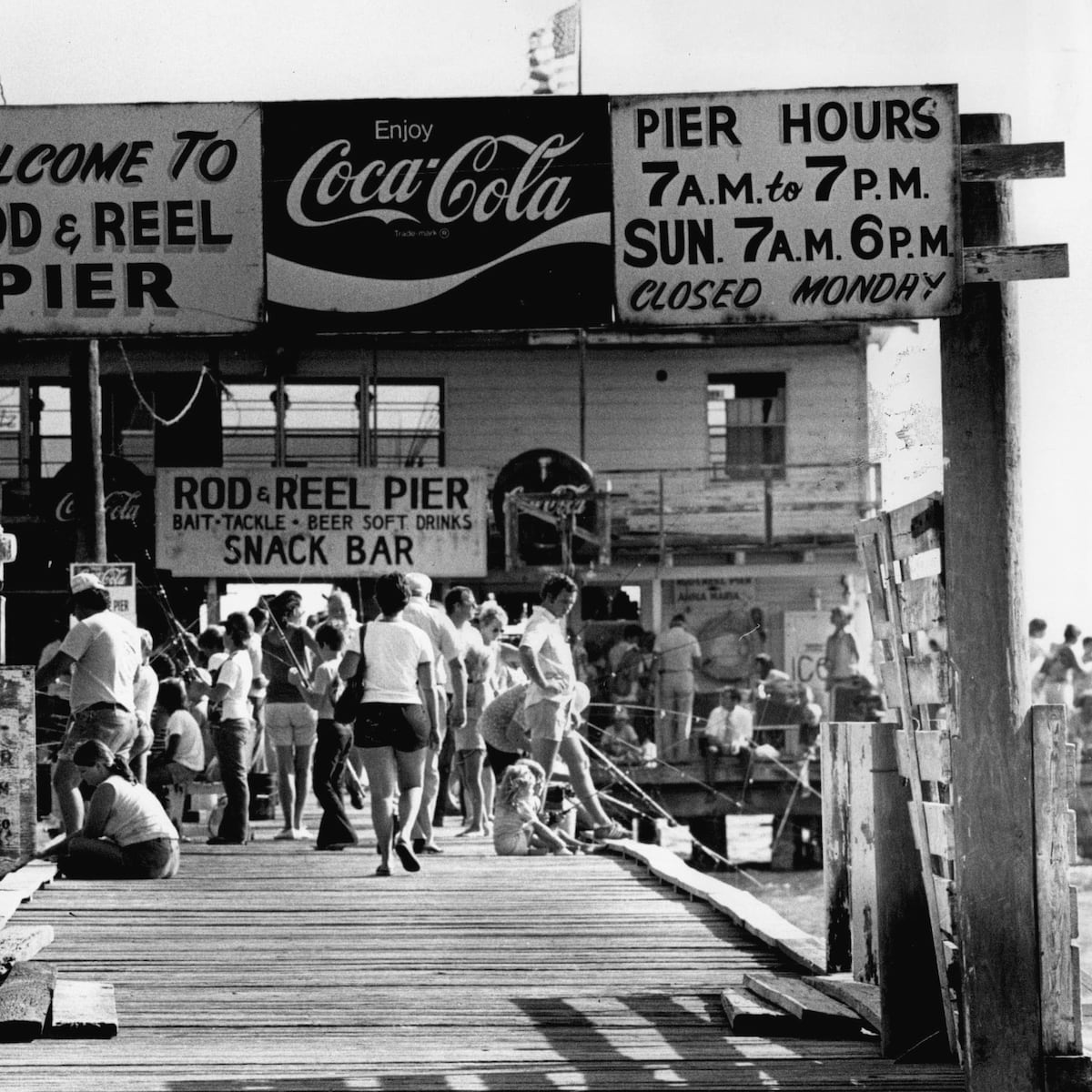 The Rod & Reel Pier — a beloved AMI landmark where Babe Ruth and locals fished side by side