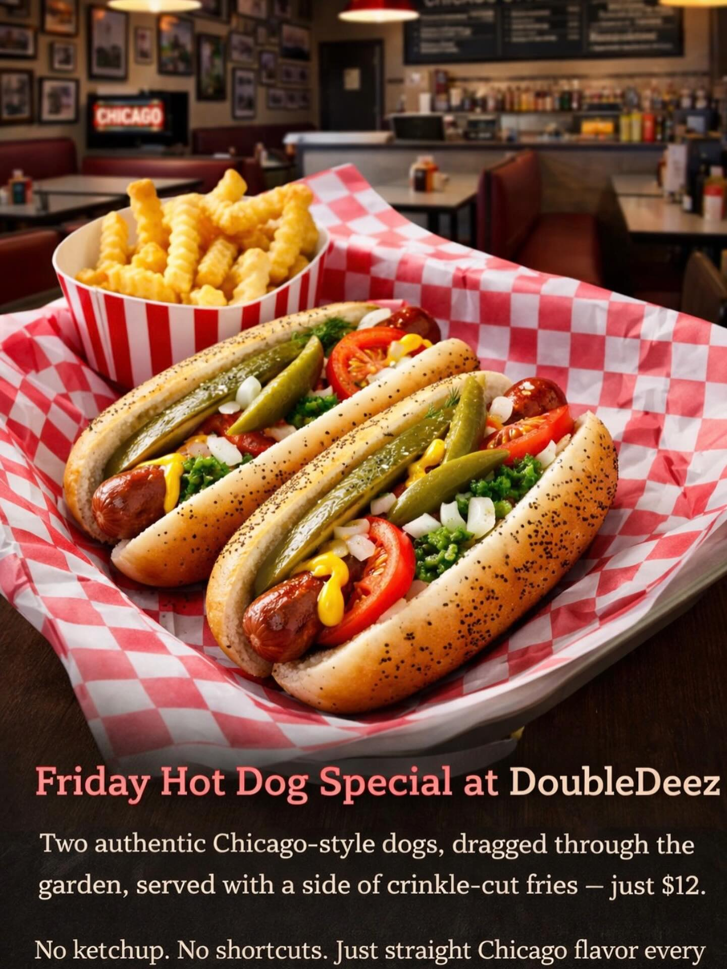 Double Deez Chicago Style Hotdogs
